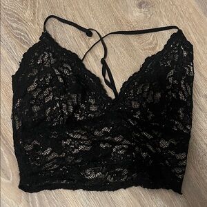 Windsor Black Lace Crop Top